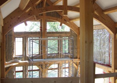 timber frame great room